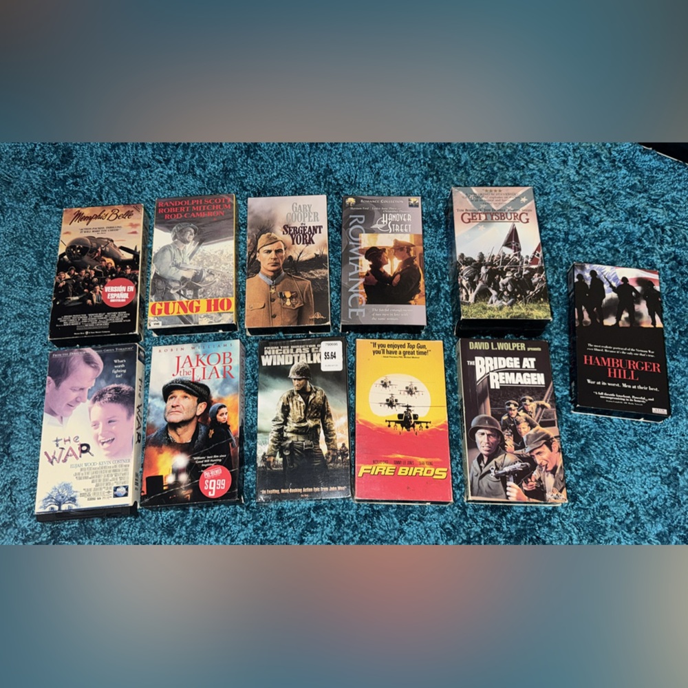 Classic War Movie Collection on VHS